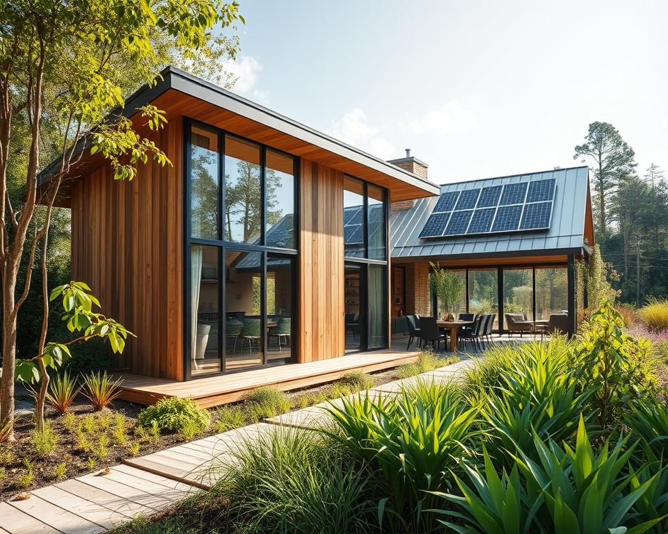 sustainable building materials in net-zero homes